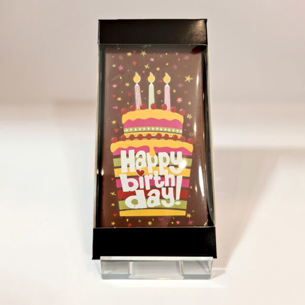 50009 Chocolade cadeaukaart Happy Birthday taart