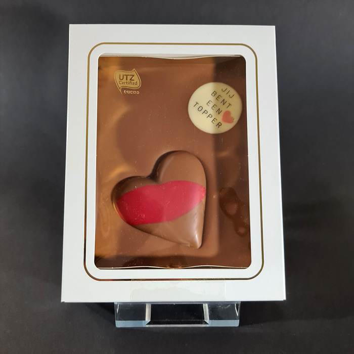 heldin enkel Trots Chocolade tablet (Jij bent een topper) - ChocolaBezorgers.nl