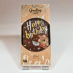 Chocolade cadeaukaart (Happy Birthday Beertje)