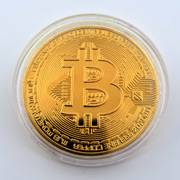 Gouden Bitcoin verzamelmunt